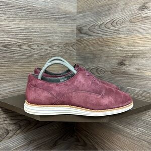 Cole haan original grand suede burgundy